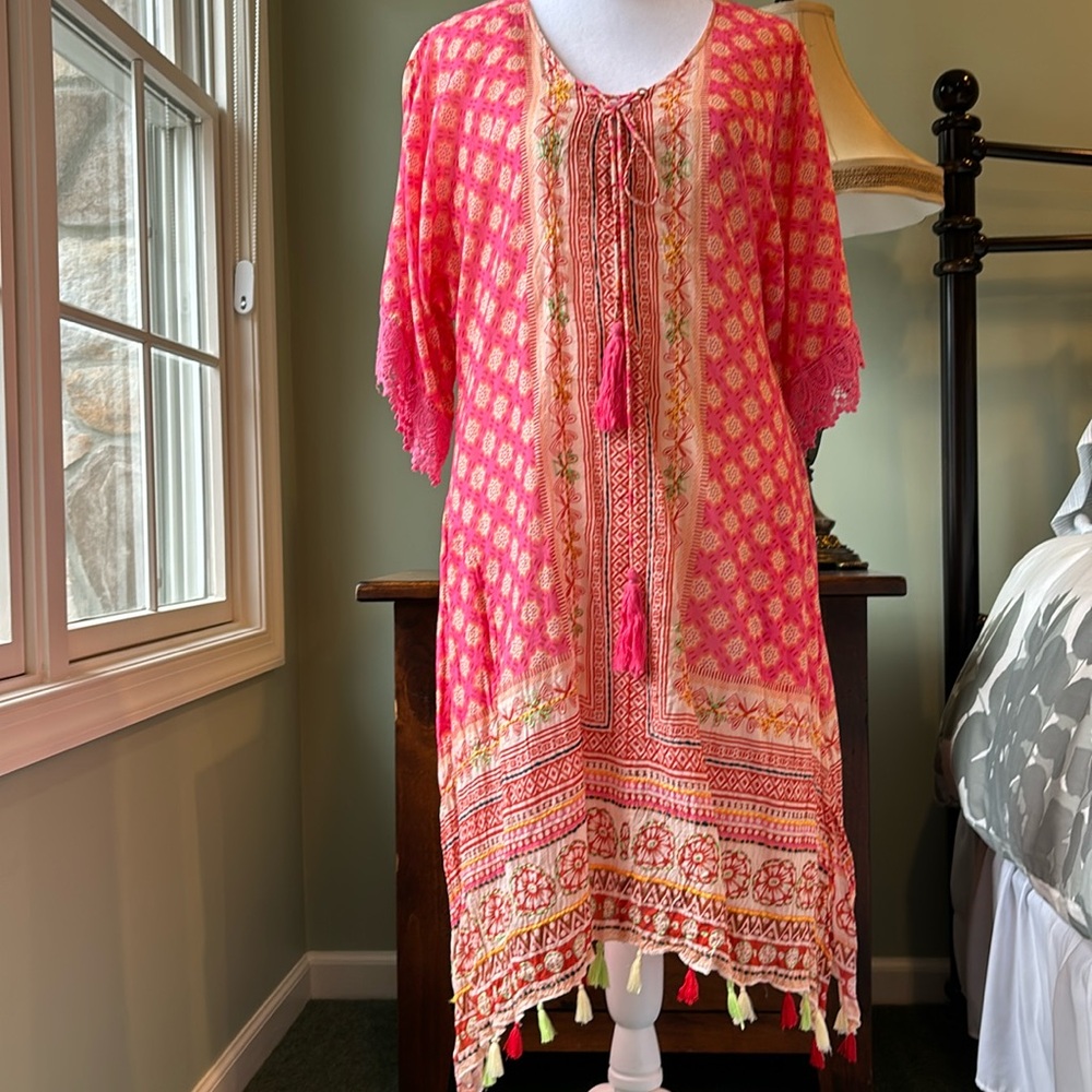 Lovely vibrant Sundress or Coverup by Kalypso7